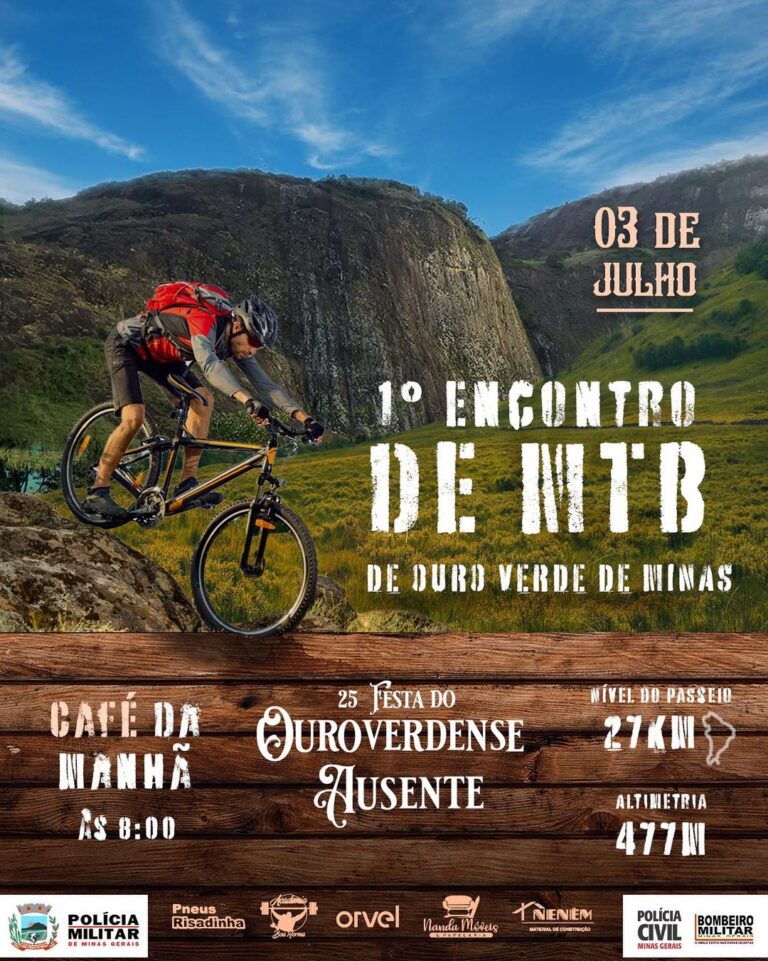 03/07 – 1º Encontro de MTB de Ouro Verde de Minas