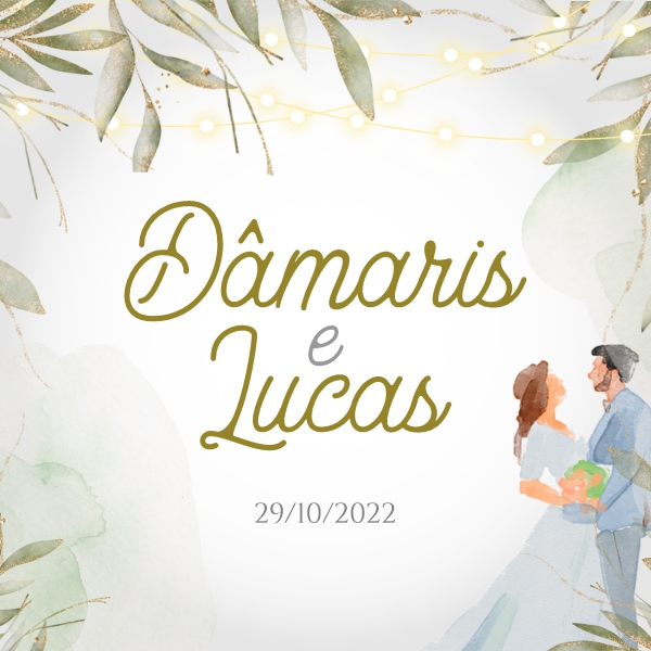 29/10 – Casamento Dâmaris e Lucas (Gov. Valadares/MG)