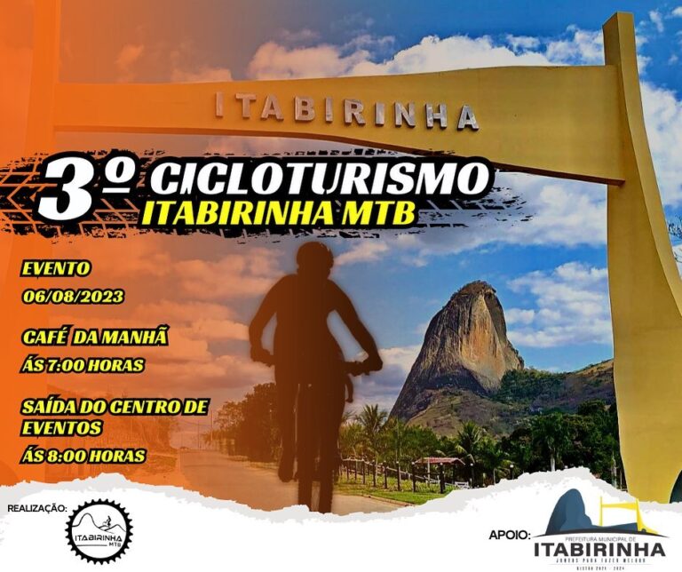 06/08 – 3º Cicloturismo de Itabirinha/MG